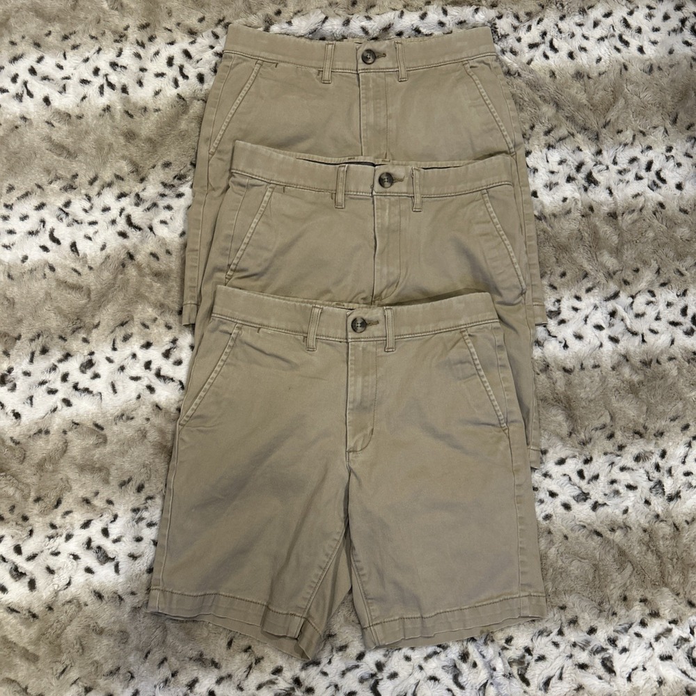 3-Sonoma Men's Flexwear Flat Front Shorts 28 X 9